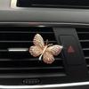 Car Air Outlet Perfume Clip Exquisite Diamond-studded Butterfly Air Conditioning Air Outlet Jewelry Goddess Car AromatherapyClip