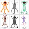 Cat Creative Funny PVC Cartoon Animal Style Book Markers Bookmarks School Supplies