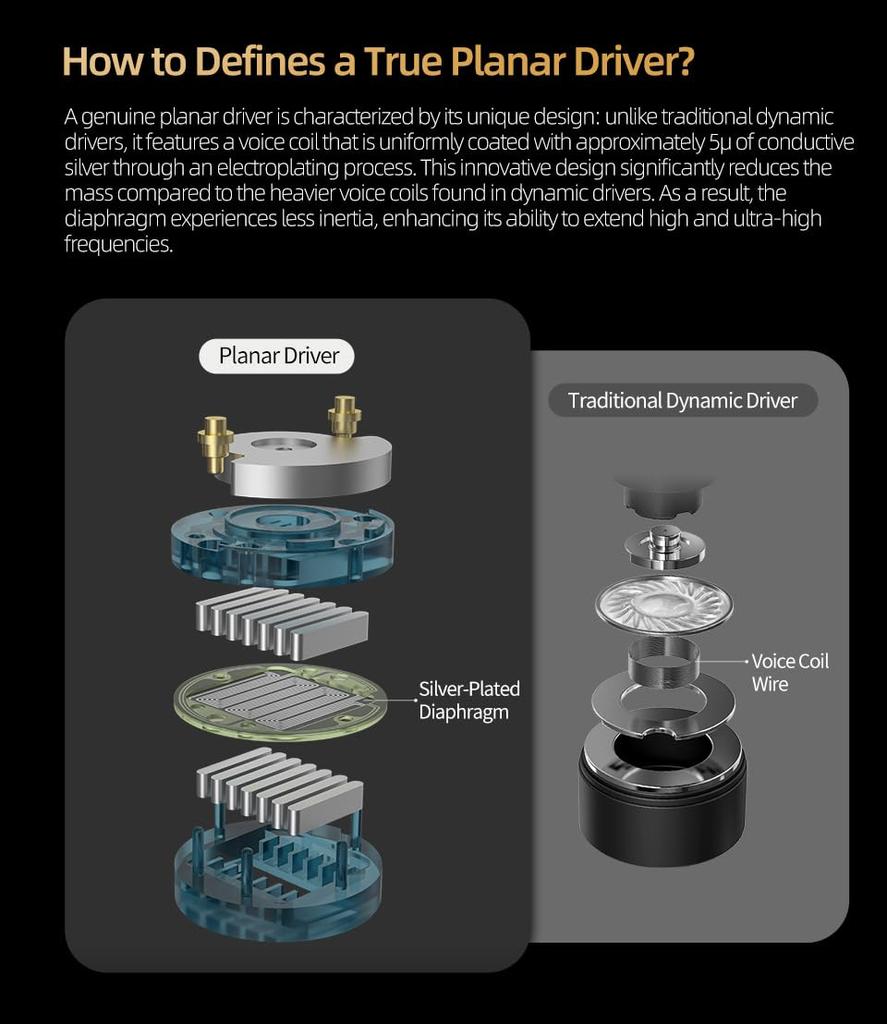 Последние популярные проводные наушники KZ PRX 4-го поколения с плоскими динамиками, канальные наушники, мощная магнитная система N52, глубокий пространственный сбалансированный звук