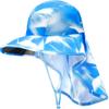 Solid Color Design Polyester Sun Protection Hat Kids Hats Blue A392426205-1