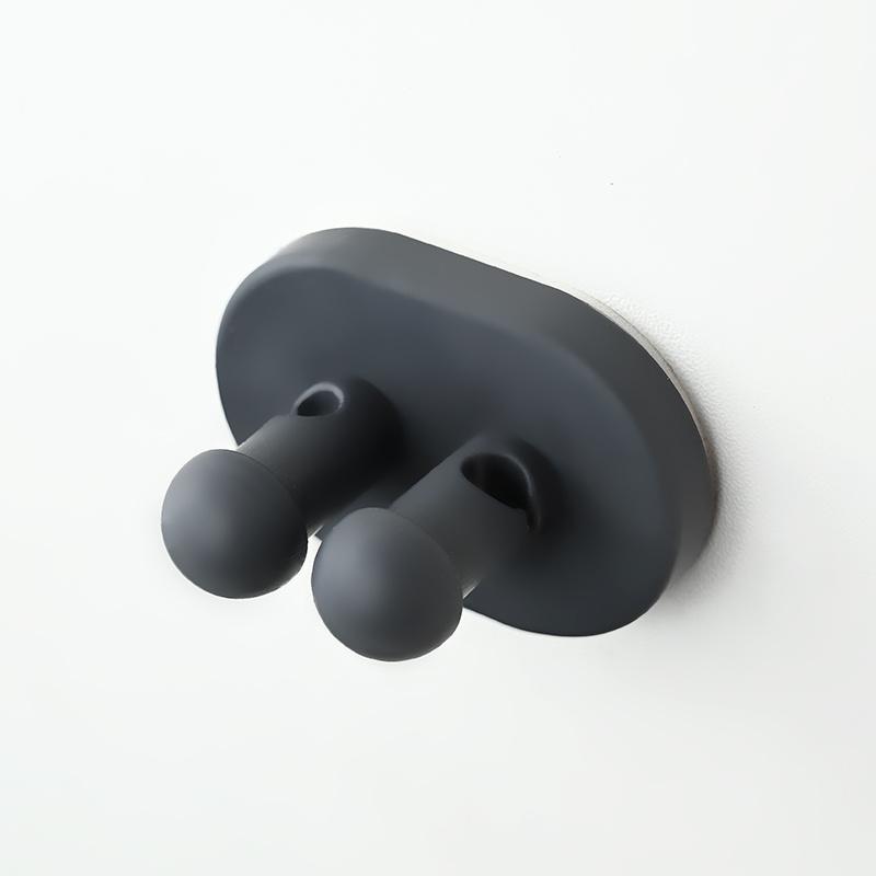 2 шт. силиконовый держатель для зубных щеток, многофункциональный крючок, крючки для бритвы, клейкий настенный крепёж для подвешивания кабеля с вилкой для полотенец, декоративный крючок