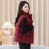 Winter cotton-padded vest short slim and thin versatile cotton-padded clothing fashionable small mother age-reducing cotton-padded jacket vest tide