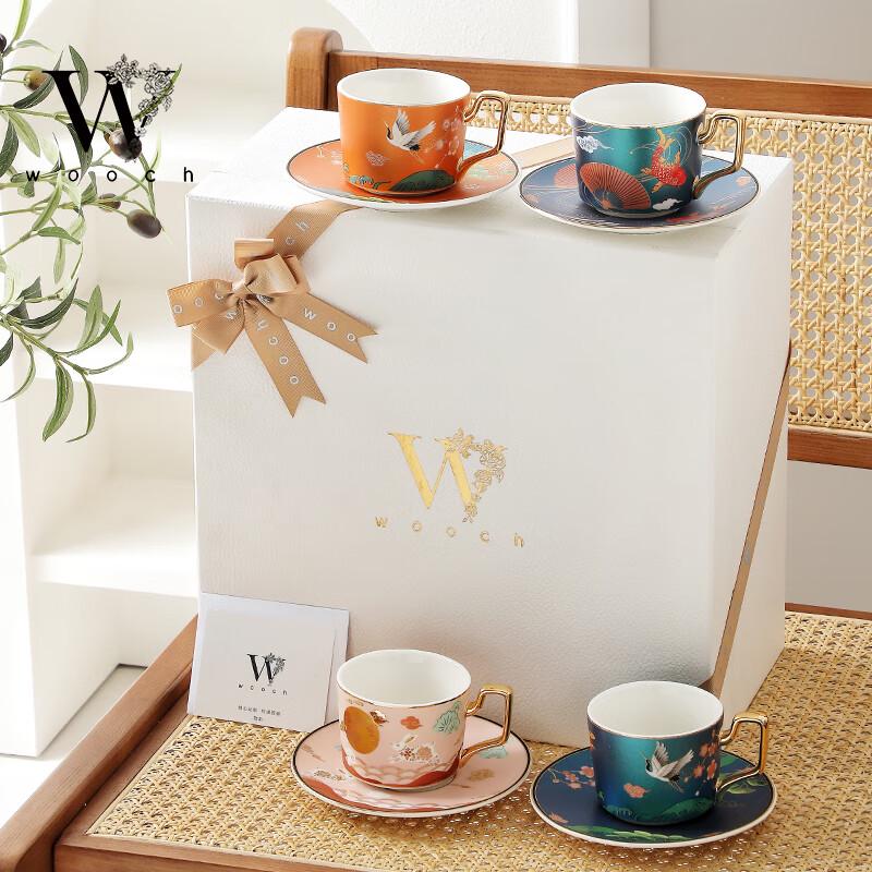 WOOCH Guochao Керамические кофейные чашки подарочные наборы