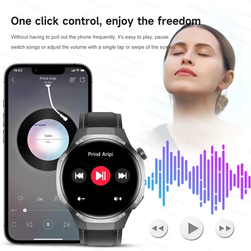 2025 Новые часы GT5 Max Смарт-часы HD AMOLED Экран NFC GPS Трекер Звонок по Bluetooth Здоровье Водонепроницаемые Смарт-часы Мужские Женские Для Huawei