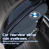 JKGN2 2pcs Car Side Rearview Mirror Rain Eyebrow Sun Visor Protector For BMW 1 3 5 7 Series M F01 F20 F10 F13 E52 E53 E60 E93