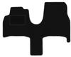 Driver's mat black for: Peugeot 807 7 seater (2002-2014)