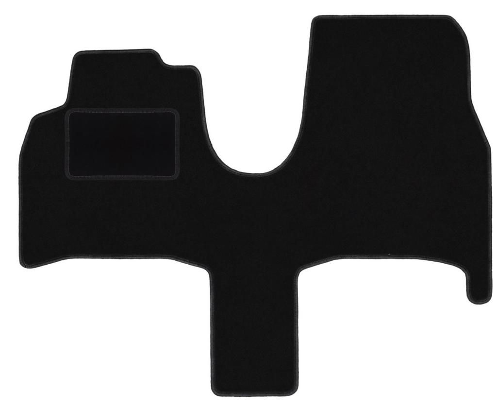 Driver's mat black for: Peugeot 807 7 seater (2002-2014)