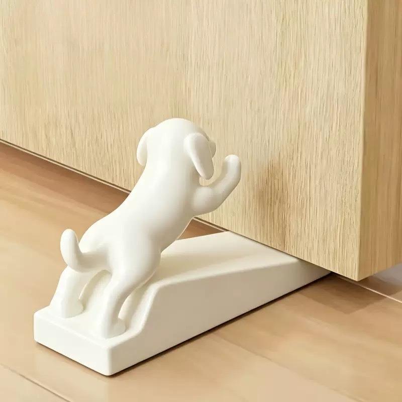 1 шт. Декоративный дверной упор для 3D-печати, милый щенок, нескользящий дверной стопор в форме собаки
