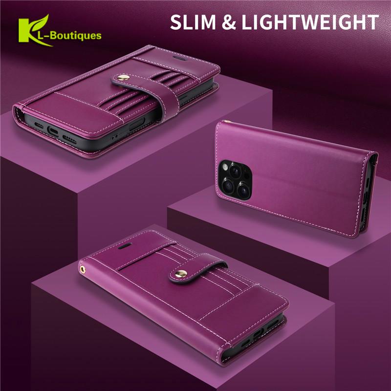 Кожаный чехол-книжка для Samsung Galaxy S22 Ultra S21 Plus S20 FE 5G 4G, откидная крышка, чехлы для телефона, всесторонняя защита, бизнес