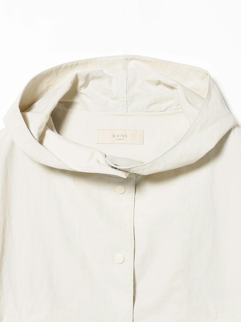 В:Женское худи без рукавов с водоотталкивающей пропиткой MING LIFE STORE от BEAMS (С-М) СЛОНОВАЯ КОСТЬ M