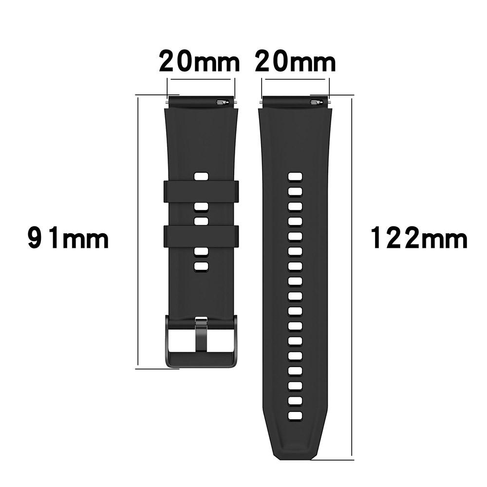 Силиконовый ремешок 20 мм 22 мм для Samsung Galaxy Watch 5/4/3 Active 2 Gear S3, ремешок для умных часов Huawei Watch 4 GT2/GT3 Pro