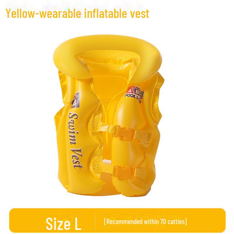 Kids' Inflatable Swim Vest - Beginner Buoyancy Aid for Small Children