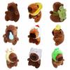 Cartoon Capybara Simulation Capybara Pendant Cute Toy Headgear Capybara Doll Birthday Gift