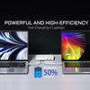 Зарядная станция PD3.0 GaN USB-C мощностью 120 Вт для мобильных телефонов, 5-портовый концентратор для быстрой зарядки, интеллектуальное устройство с несколькими адаптерами для iPhone и т. д.