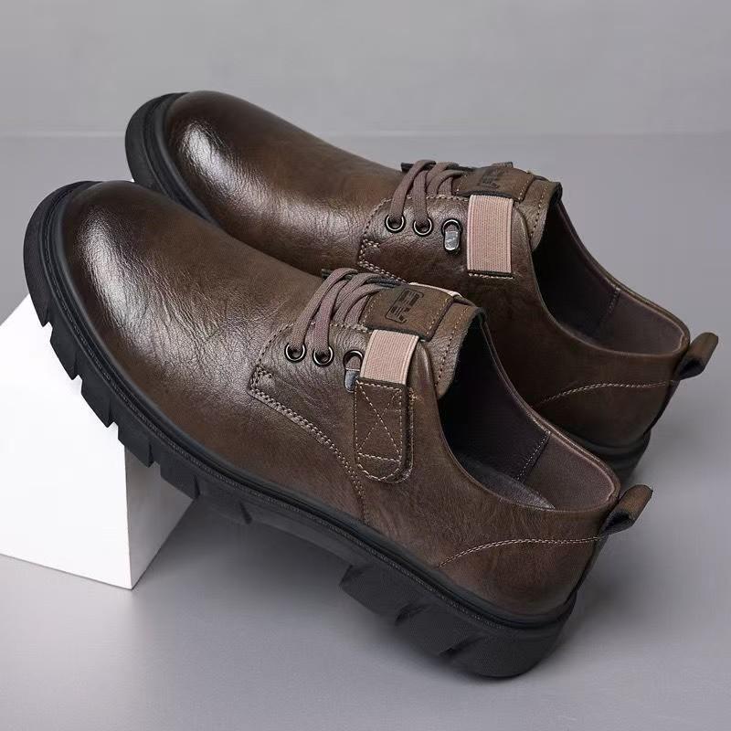 Men'S Shoes Men'S Leather Shoes Outdoor Casual Business Shoes British Comfortable Versatile British Style Tooling Shoes