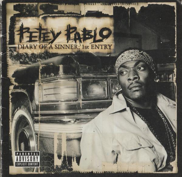 CD PETEY PABLO - Diary of a Sinner: 1st Entry [CD] P 01241417232 Jive 2001 US Rap & Hip-Hop/R&B Used
