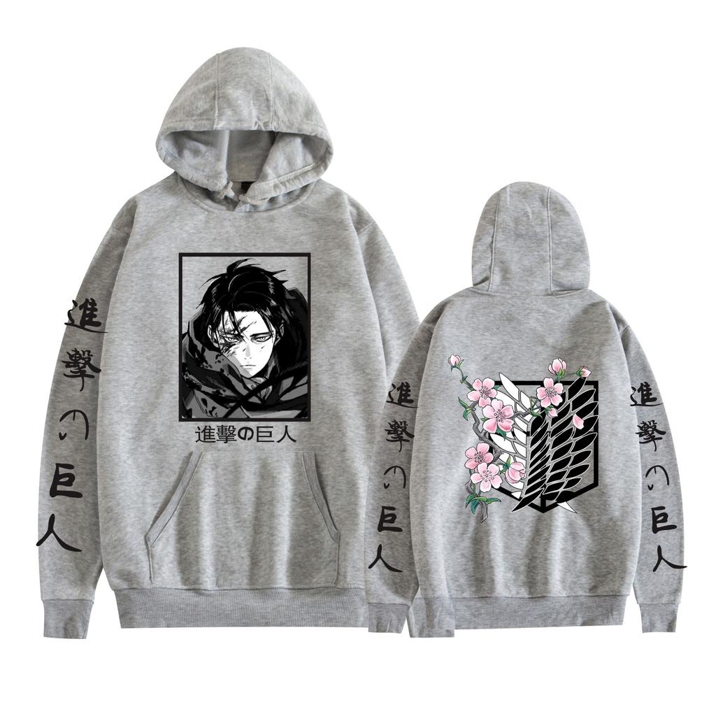 Attack On Titan Japanese Anime Cartoon Hoodie Japanese Graphic Anime Hoodie Hoodies Tops Clothing