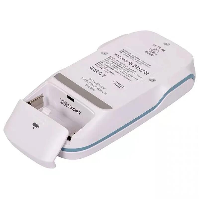 Портативный импульсный массаж TENS для облегчения боли и восстановления мышц, двухканальный электронный инструмент для лечения иглотерапевта