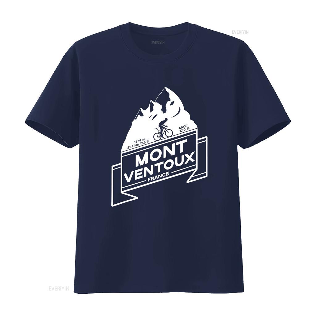 Mont Ventoux Road Cycling Climb T Shirt France Mountain Biking Design vintage Washed Unisex streetwear graphic Slightly Stylish