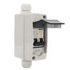 Solar Disconnect Switch 6A IP65 Outdoor Small Miniature Circuit Breaker with Din Rail Enclosure DC12‑400V AC90 400V