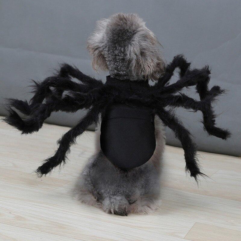 Halloween Spider Clothes For Pet Dog Cat Plush Pet Puppy Dog Cosplay Transformation Costumes Pet Halloween Decor Accessories