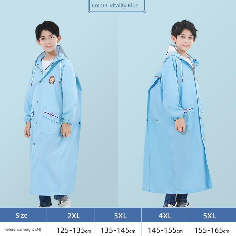 Kids Raincoat Boys Girl Rain-Proof Clothes Junior High School and Elementary School Students School Dedicated Boys and Girls Youth Poncho