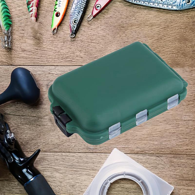 2 шт. Пластиковый ящик для хранения рыболовных снастей с 10 маленькими коробками для аксессуаров для крючков для инструментального мусора, снастей для Луя