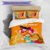 3pcs Custom Name Winx Club Bedding Set Duvet Cover Closure Includes 1 Duvet Cover & 2 Pillowcases for All Seasons Bedroom Decor