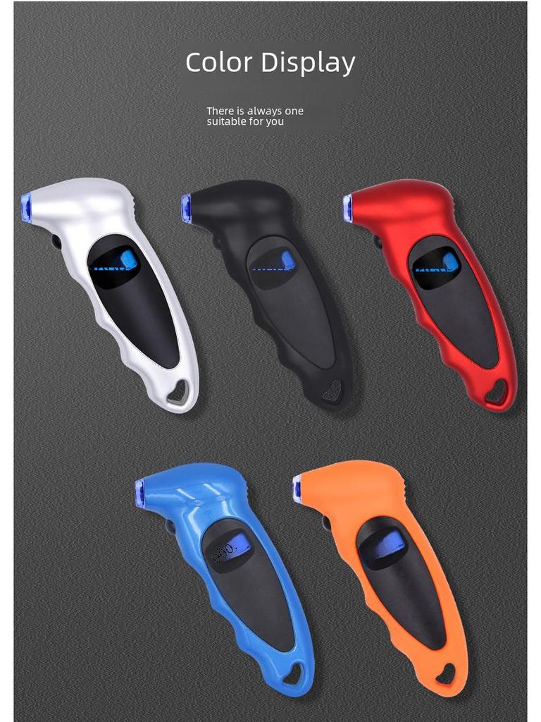 Высокоточный цифровой манометр для шин с бортовым дисплеем