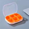 4/6 ячеек водонепроницаемый органайзер для таблеток портативный квадратный контейнер для таблеток еженедельный разделитель для таблеток чехол для хранения