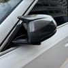 For BMW 1-Series F70 2024 2025 2026 Installation and pasting of anti scratch cover for horn shaped rearview mirror