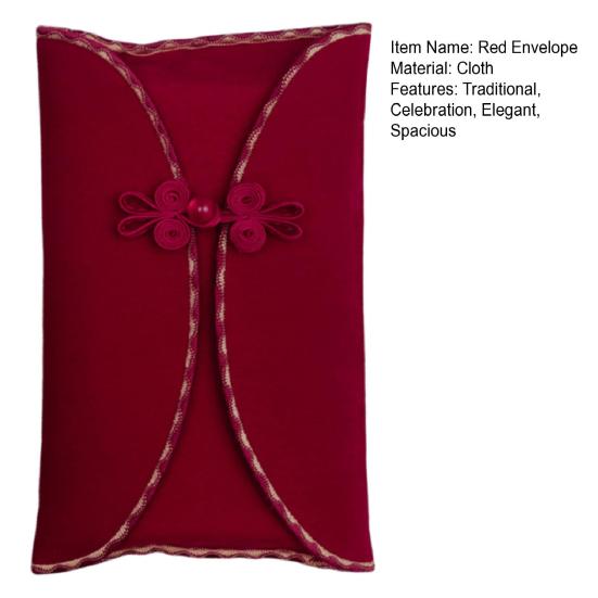 Китайские красные конверты для свадьбы Большой традиционный красный карман Счастливые деньги Хунбао для молодоженов Невеста Жених