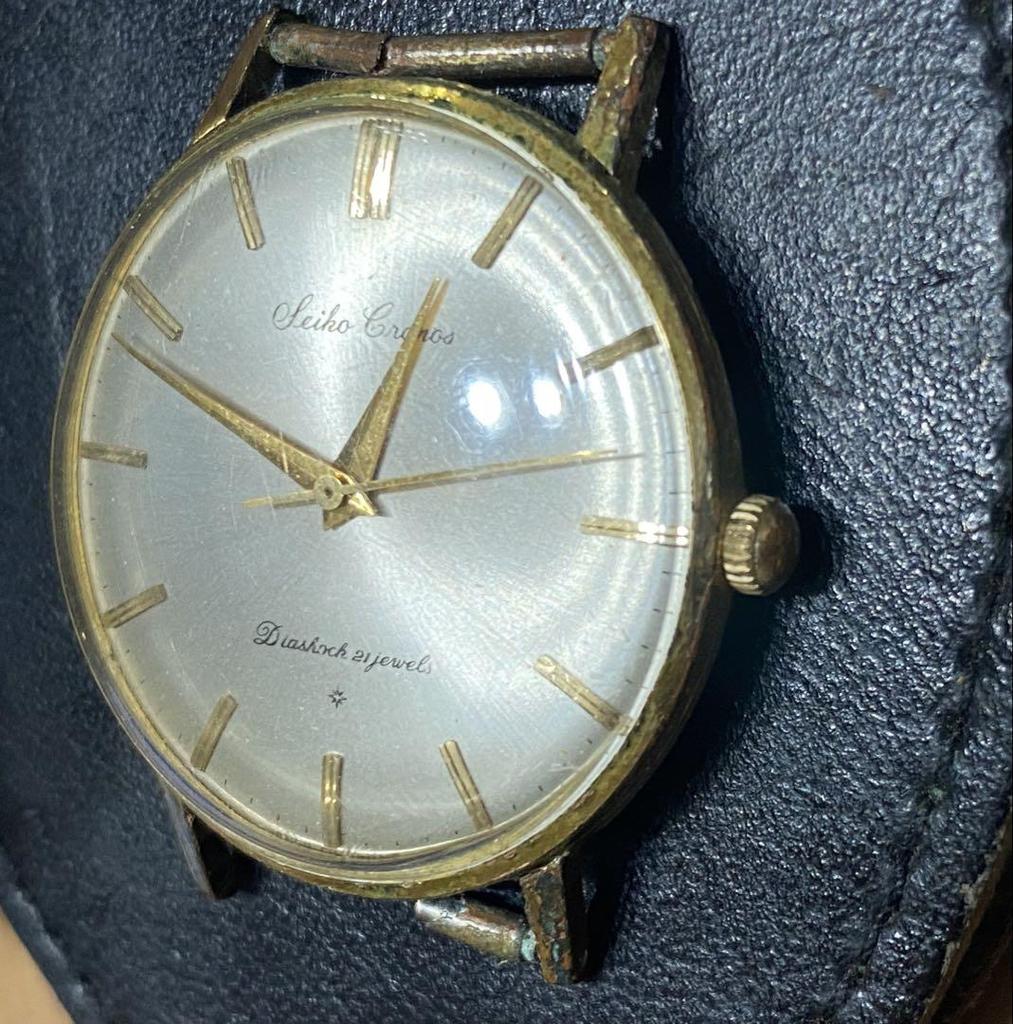[USED] Seiko Cronos 21 Jewels Manual Winding Watch