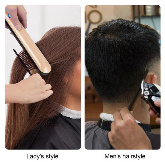 Складная расческа 3-в-1 с широкими и частыми зубьями, многофункциональная расческа для укладки с эргономичной ручкой, портативная дорожная карманная расческа, расческа для усов и бороды для мужчин