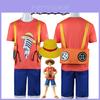 Костюм Косплей Луффи из Фильма Красный One Piece для Детей и Взрослых