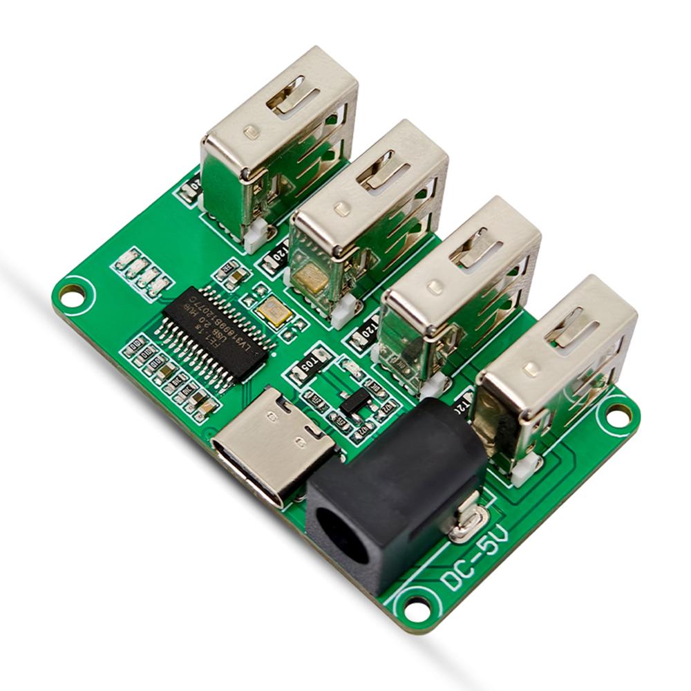 DC 5V USB 2.0 HUB 1 to 4 HUB Module FE1.1S Chip Transmission Speed 480Mbps For Keyboard Mice Portable Hard Drive Card Reader