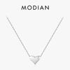 Minimalism 925 Sterling Silver Exquisite Heart Necklace Pendant For Women Wedding Engagement Fine Jewelry
