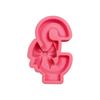 Silicone Molds Bowknot Number Molds Handmade Baking Molds Epoxy Resin Mold Birthday Candle Castings Molds Craft Supplies
