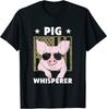 Отличная футболка унисекс премиум-класса Pig Whisperer Pig Design