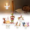Flickering Nightlight, LED Faux Fire  Lamp,Halloween  Bedroom Night Light Indoor Decorations Gifts For Family, Friends, Kids
