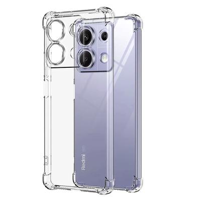 Ультратонкий противоударный силиконовый мягкий чехол для Xiaomi Redmi Note 13 12 11 11S 13R 12S 11T 12T Pro Plus 13C 12C 4G 5G прозрачный чехол
