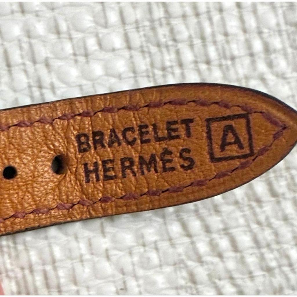 Used HERMES Kelly Watch Bordeaux Gold