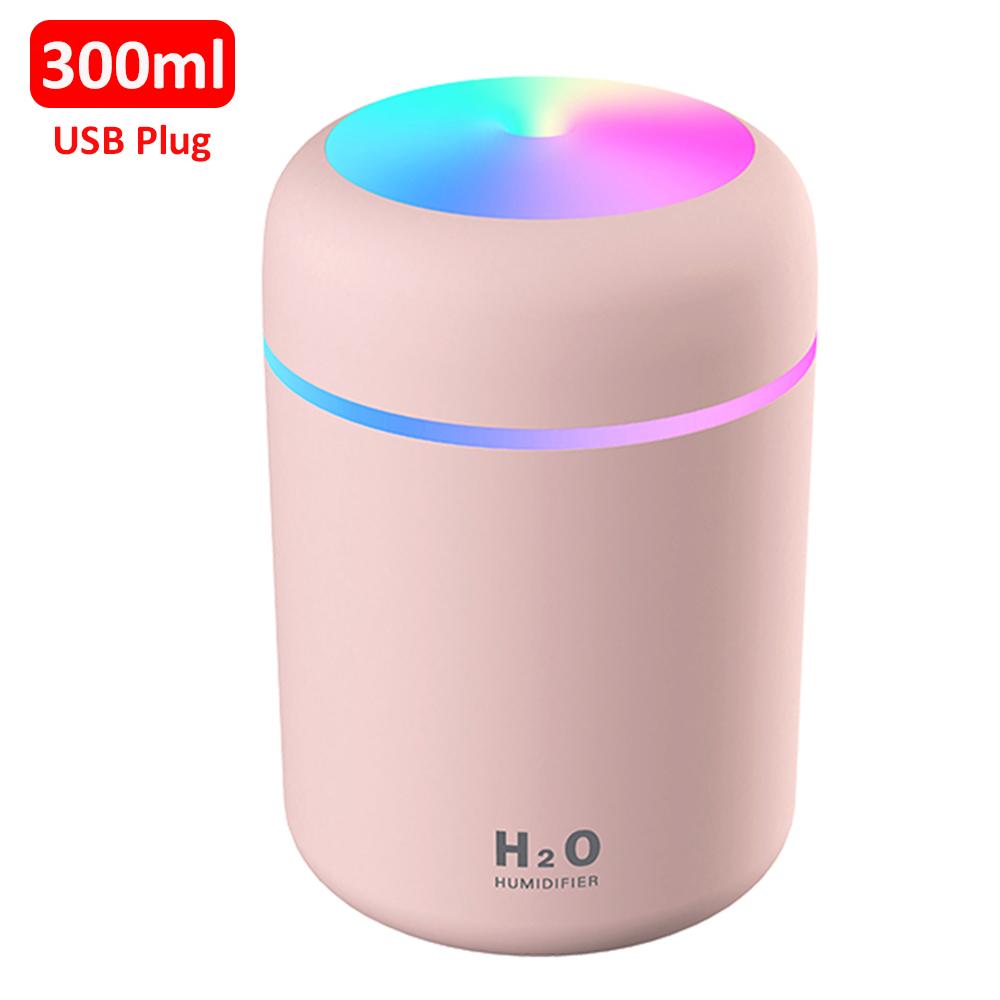 Увлажнитель воздуха с каплями воды 350 мл, антигравитационный аромадиффузор, ночник RGB, невесомый распылитель, ультразвуковой генератор холодного тумана