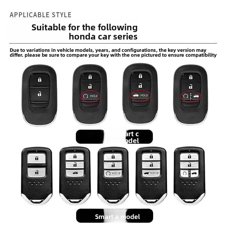 CGPCF1 Suitable for Honda Haoying Civic Keycase 25/26 Binzhi HRV Yingshipai XRV Crown Road Car Metal Protective Cover