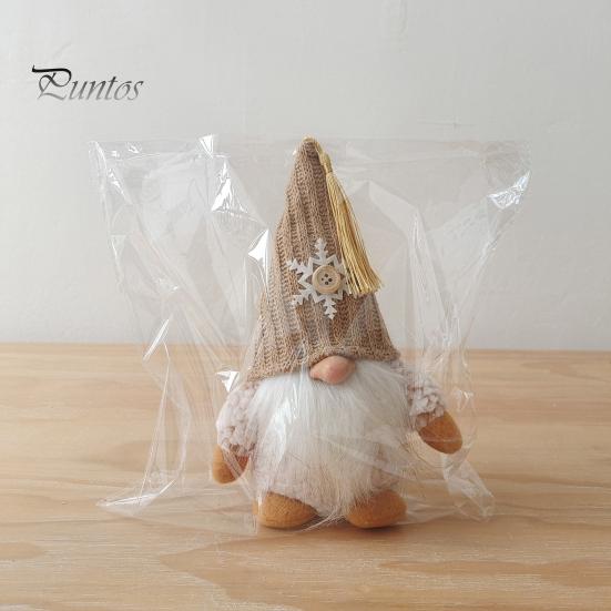 Рождественская кукла-гном, вязаная заостренная шапка ручной работы, снежинка, дерево, полная борода, милый настольный безликий гном, фаршированное украшение, товары для вечеринок, подарок