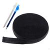 1 Piece Black Sewing Elastic Strap Trimming + 2Pcs Dual Heads Tailor Chalk Pencil