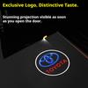 VTSJ3 2/4Pcs LED Car Door Welcome Lights Projector Ghost Shadow for Toyota Camry Highlander Land Cruiser Reiz Exterior Accessories