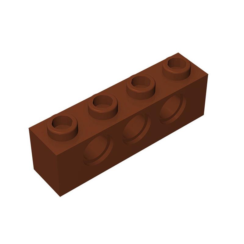 20pcs MOC Parts 3701 mattoni ad alta tecnologia 1x4 con 3 fori mattoni compatibili fai da te Building Block particelle Kid Puzzl