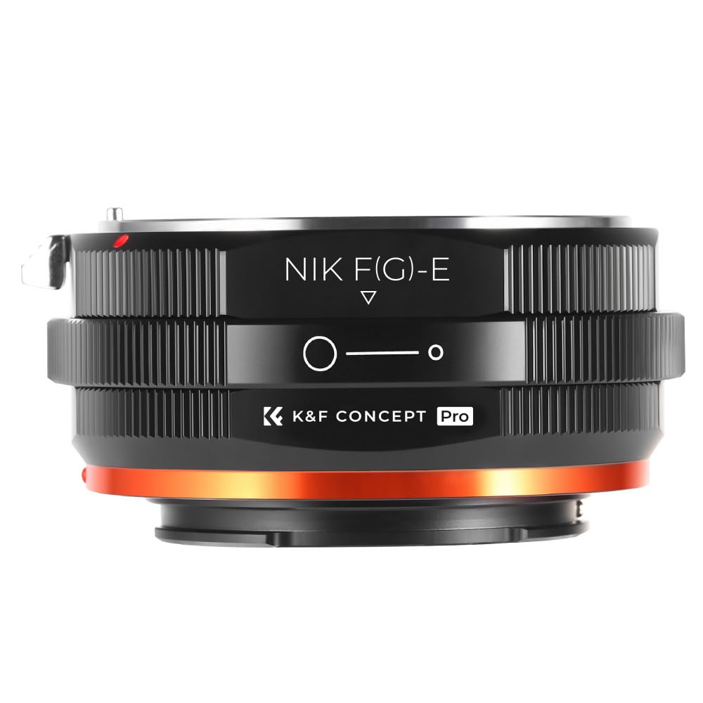Адаптер для крепления Concept E Байонет Совместим с объективом Nikon F Байонет G типа AI Крепление для камеры NEX E с кольцом диафрагмы Предотвращение внутреннего отражения