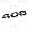 For Peugeot 208 308 408 508 GT RCZ Emblem Chrome Metal 3D Car Sticker Rear Trunk Fender Side Decal Auto Accessories
